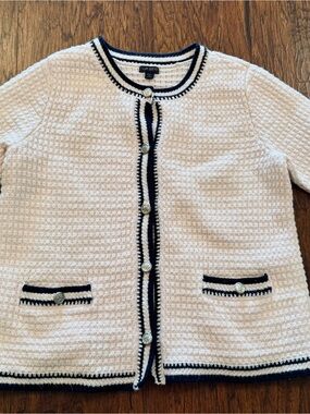J Jill wearever collection cardigan size Medium petite